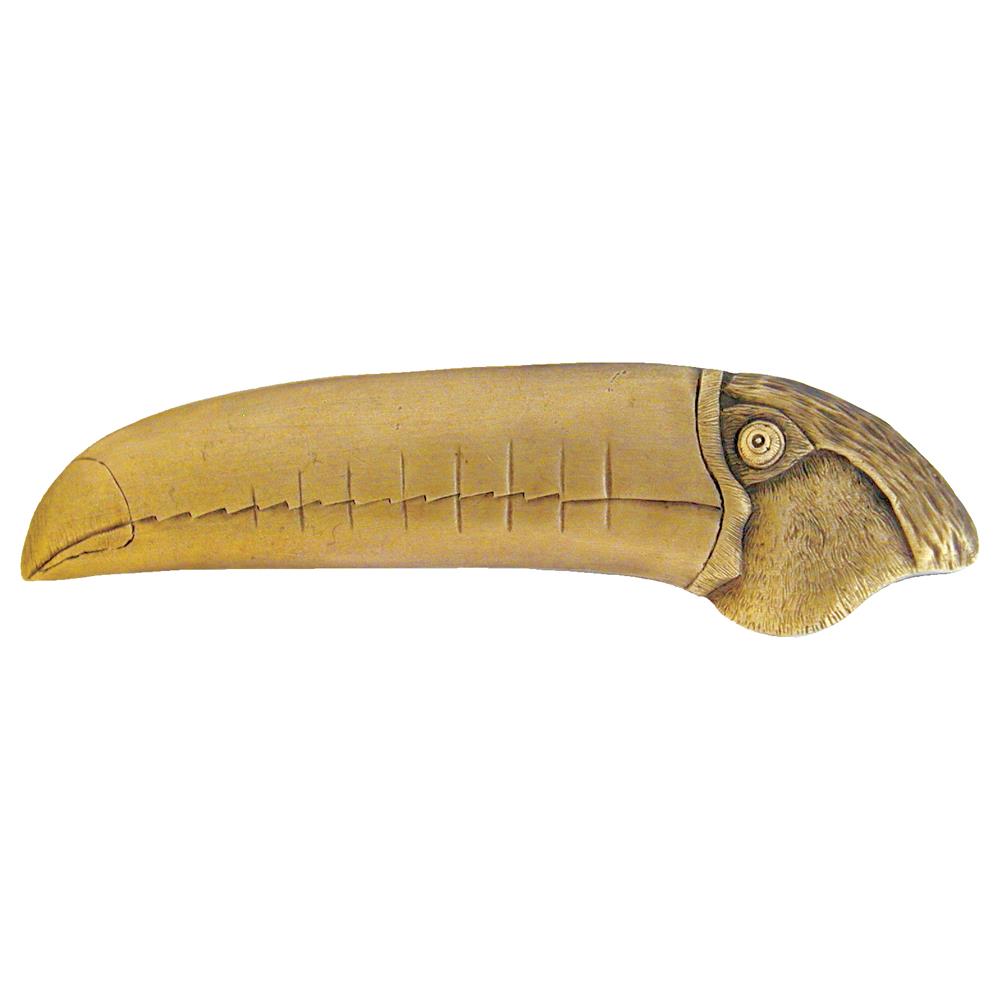 Notting Hill NHP-330-AB-R Toucan Pull Antique Brass (Right side)